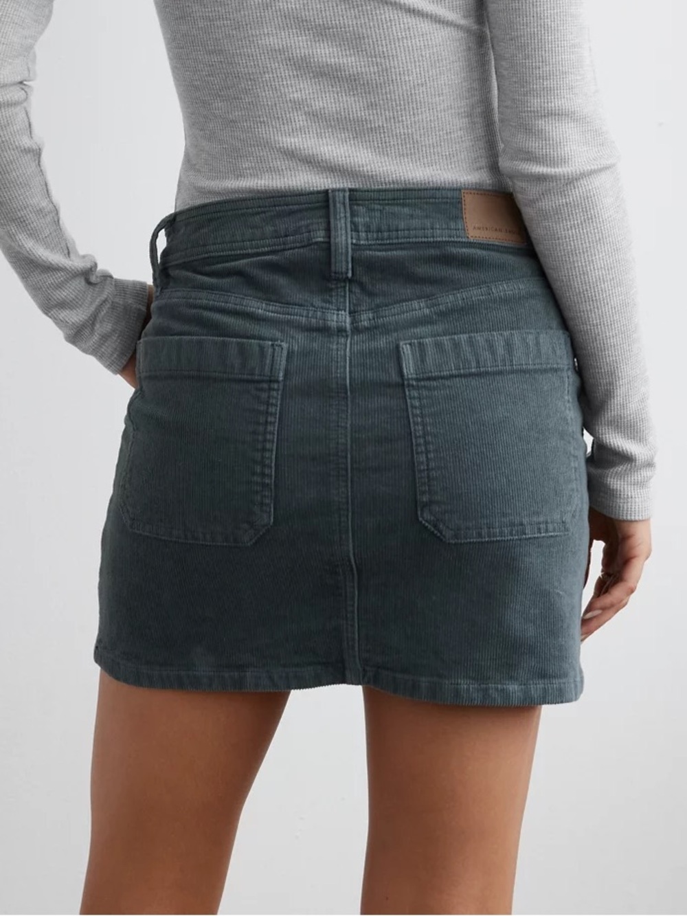 American Eagle Outfitters NWT Corduroy Mini Skirt - Picture 8 of 8